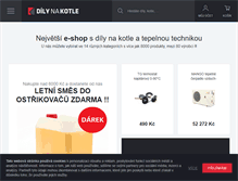 Tablet Screenshot of dilynakotle.cz